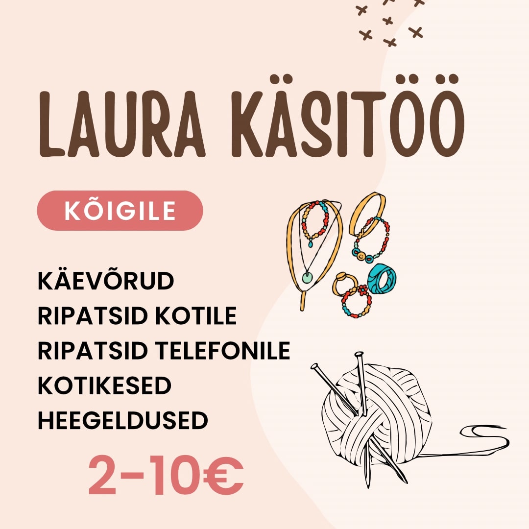Laura käsitööd tutvustav pilt